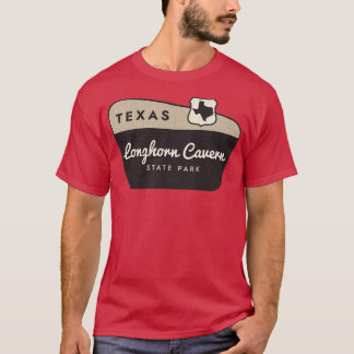 T-shirt Longhorn Cavern State Park Texas Affiche de bienve