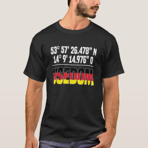 T-shirt Longitude Et Latitude De L'Utilisation