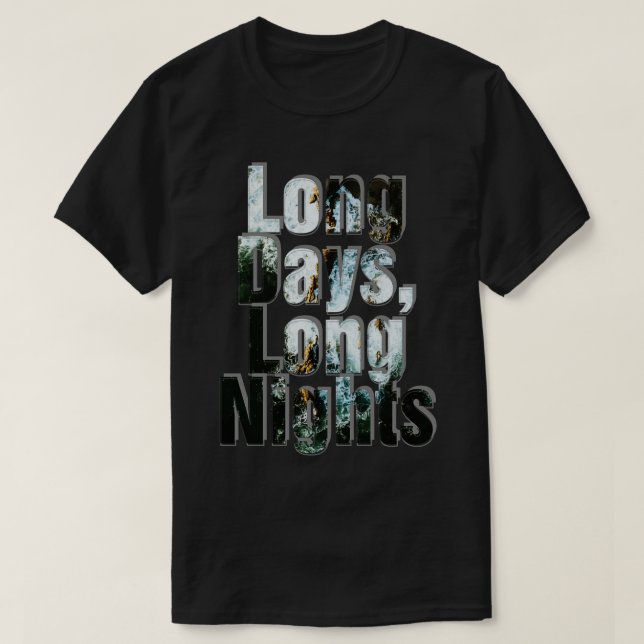 T-shirt Longs Jours Nuits (Design devant)