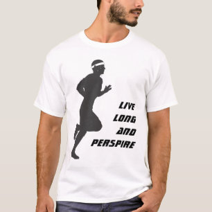 T-shirt Longs vivants et transpirent