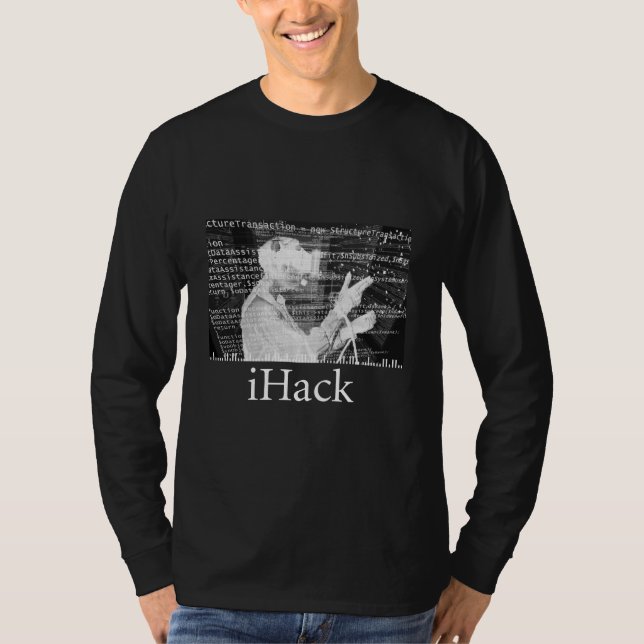 T-shirt longsleeve d'ihack (Devant)