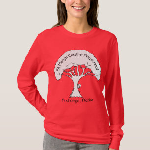 T-shirt Longue chemise de douille de dames
