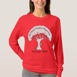 T-shirt Longue chemise de douille de dames