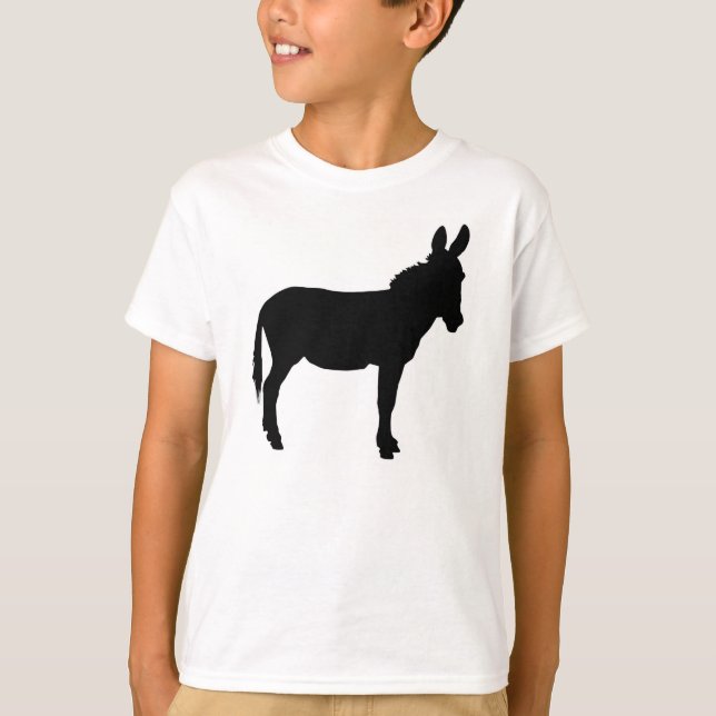 T-shirt Longue chemise de douille d'enfants avec de (Devant)