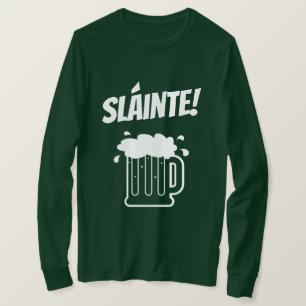 T-shirt Longue chemise de Jour de la Saint Patrick de vert
