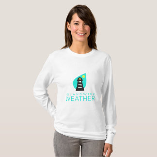 T-shirt Longue chemise de la douille des femmes au niveau