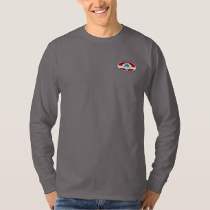 T-shirt Longue douille de BACC Vic Hubbard gris-foncé