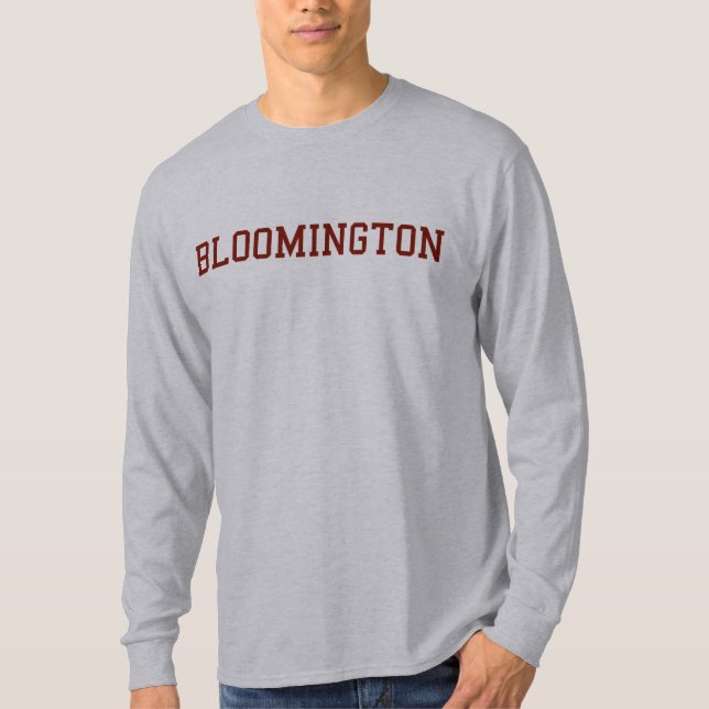 T-shirt Longue douille de Bloomington (Devant)