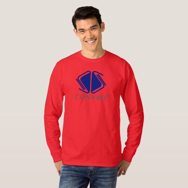 T-shirt longue douille de convro (Devant entier)