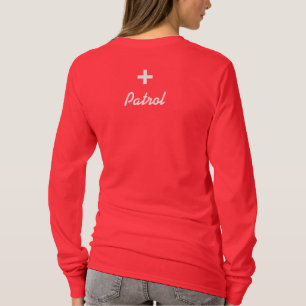 T-shirt Longue douille de patrouille - femmes croisées