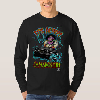 T-shirt Longue douille noire de Chevy Camaro solides