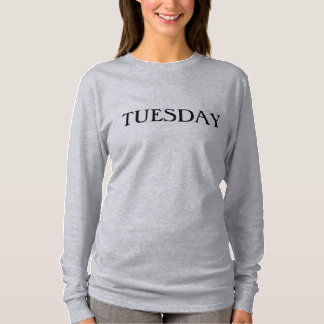T-shirt Longue pièce en t de douille de mardi