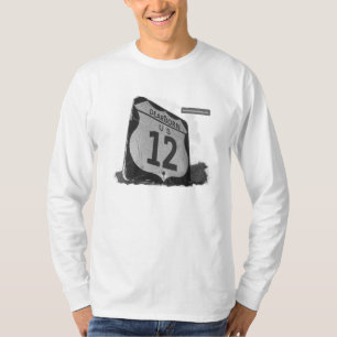 T-shirt Longue pièce en t de la douille des hommes US-12