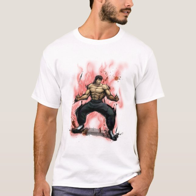 T-shirt Longue position de Fei (Devant)