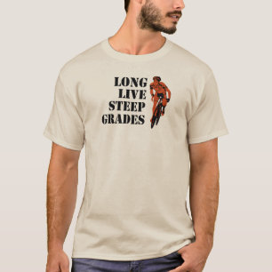 T-shirt Longue Vie Raide Grades Cyclisme