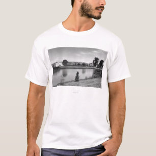 T-shirt Longview, photographie de Sacajawea de lac view de