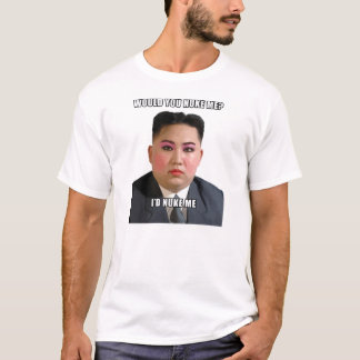 T-shirt l'ONU de jong de Kim vous me détruiriez chemise de