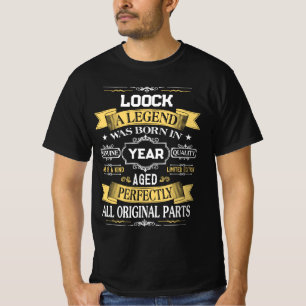 T-shirt LOOCK Une légende est née en année