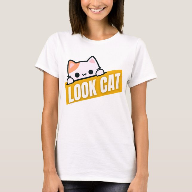 T-shirt Look Cat (Devant)