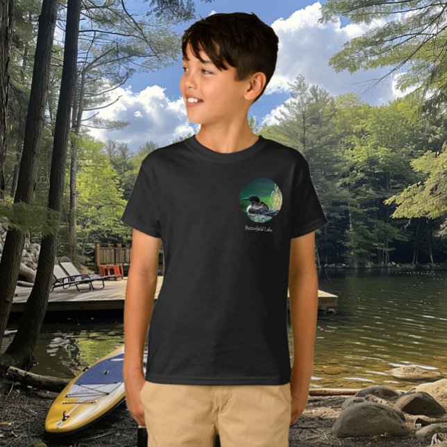 T-shirt Loon Family Butterfield Lake (Créateur téléchargé)