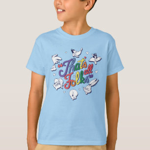 T-shirt LOONEY TUNES™ - C'est fini les amis ! Badge de fie