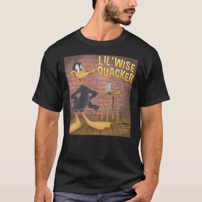 T-shirt Looney Tunes Daffy Duck Lil' Wise Quacker (Devant)