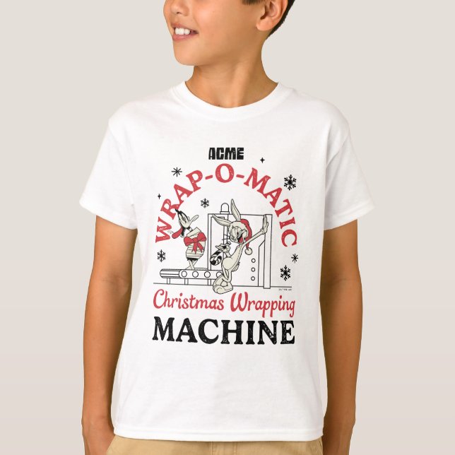 T-shirt LOONEY TUNES™ | Machine à envelopper ACME-O-Matic (Devant)
