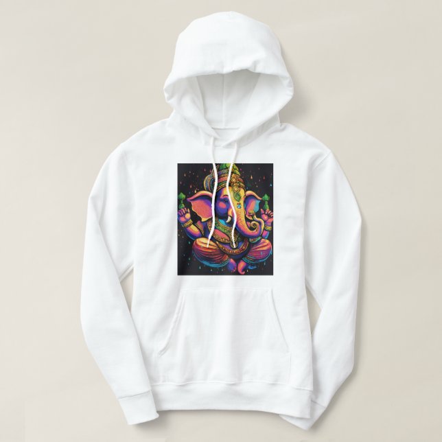  T -shirt Lord Ganesh Hoodie (Design Front)
