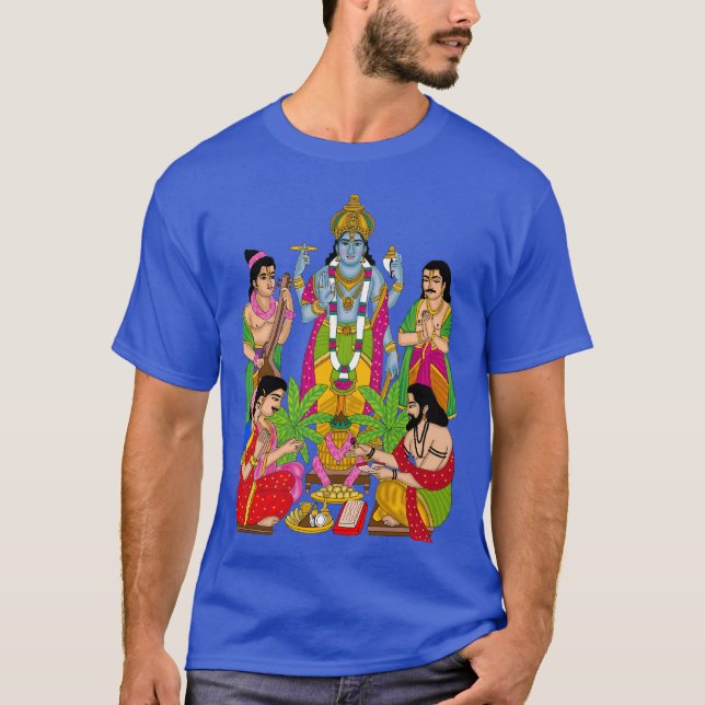 T-Shirt Lord Satyanarayan (Devant)