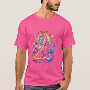 T-shirt Lord Shiva Durga Hindu Dieu Mahadeva Goddes
