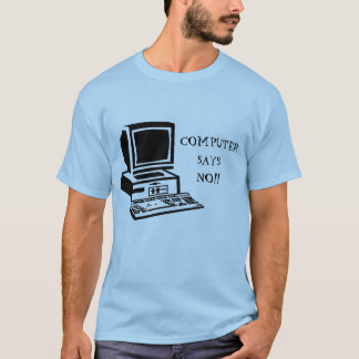 T-shirt l'ordinateur n'indique l'aucune petite