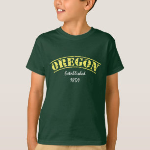 T-shirt L'Orégon a établi