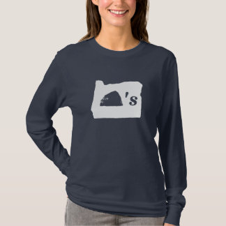 T-shirt L'Orégon bascule (le glyph blanc)