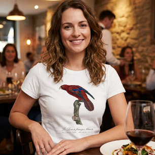 T-shirt Lori à queue brune, Trichoglossus borneus