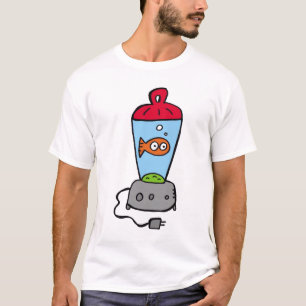 T-shirt L'original chatouille le poisson rouge dans un