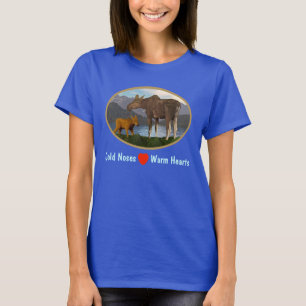 T-shirt L'orignal dans le pré