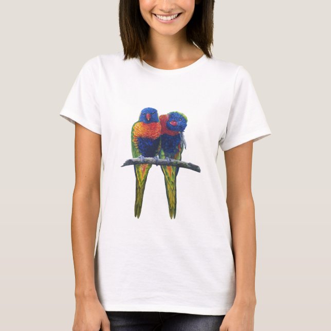 T-shirt Lorikeets d'arc-en-ciel (Devant)