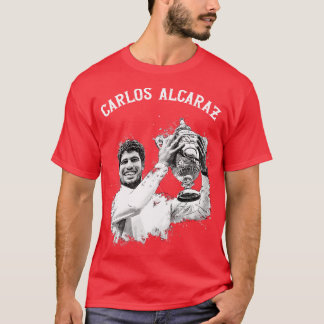 T-shirt los Alcaraz remportant le trophée