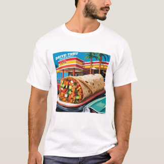 T-shirt Los Angeles Burrito dans les années 1970