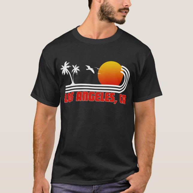 T-shirt Los Angeles, CA (Devant)