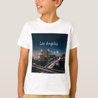Los Angeles California City Skyline la nuit