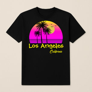 T-shirt Los Angeles California Retro Sunset