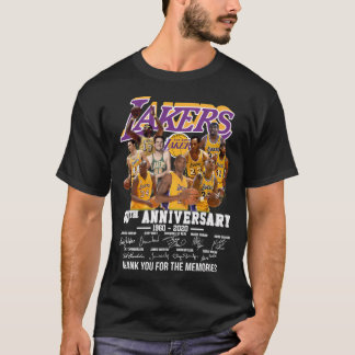 T-shirt Los Angeles L-A-K-E-R-S 60E Anniversaire 1960 2020