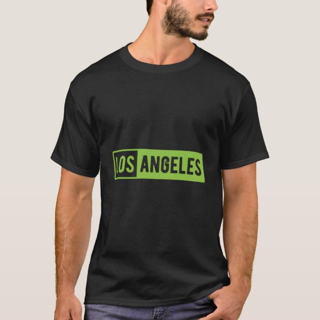 T-shirt Los Angeles La California Design (Devant)