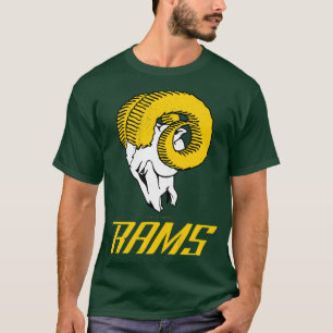 T-shirt Los Angeles Rams Vintage 1948 Tête de bélier Coule