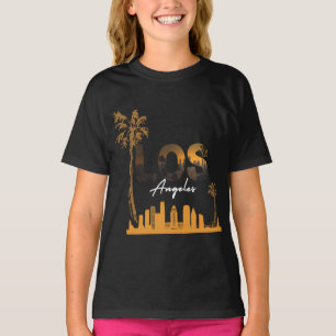 T-shirt LOS ANGLES KIDS Famille d'amoureux de voyage T-shi