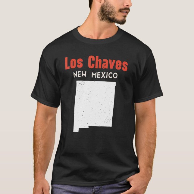 T-shirt Los Chaves USA State America Travel Nouveau Mexiqu (Devant)