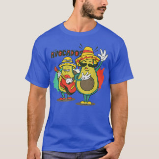 T-shirt Los dos Avocados de Meico Cinco Mayo Guac Avocado