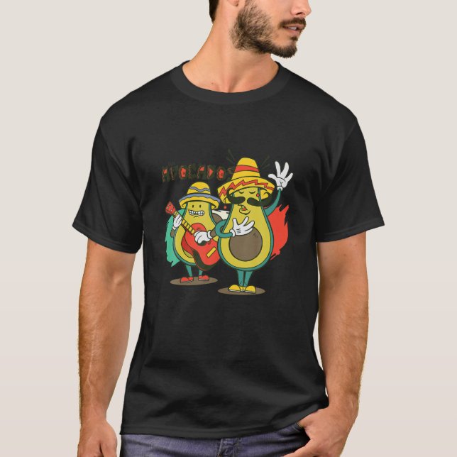 T-shirt Los Dos Avocados De Mexico Cinco Mayo Guac Avocado (Devant)