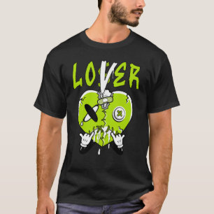 T-shirt Loser Driver Green Heart Correspondance Pour Homme